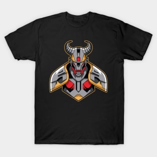 Bull Cyborg Illustration T-Shirt